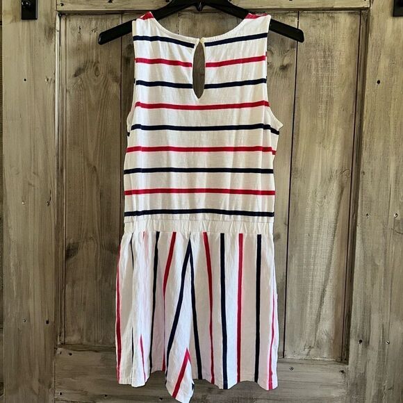 Vineyard Vines Patriotic Red White Blue Striped Romper - Picture 2 of 6
